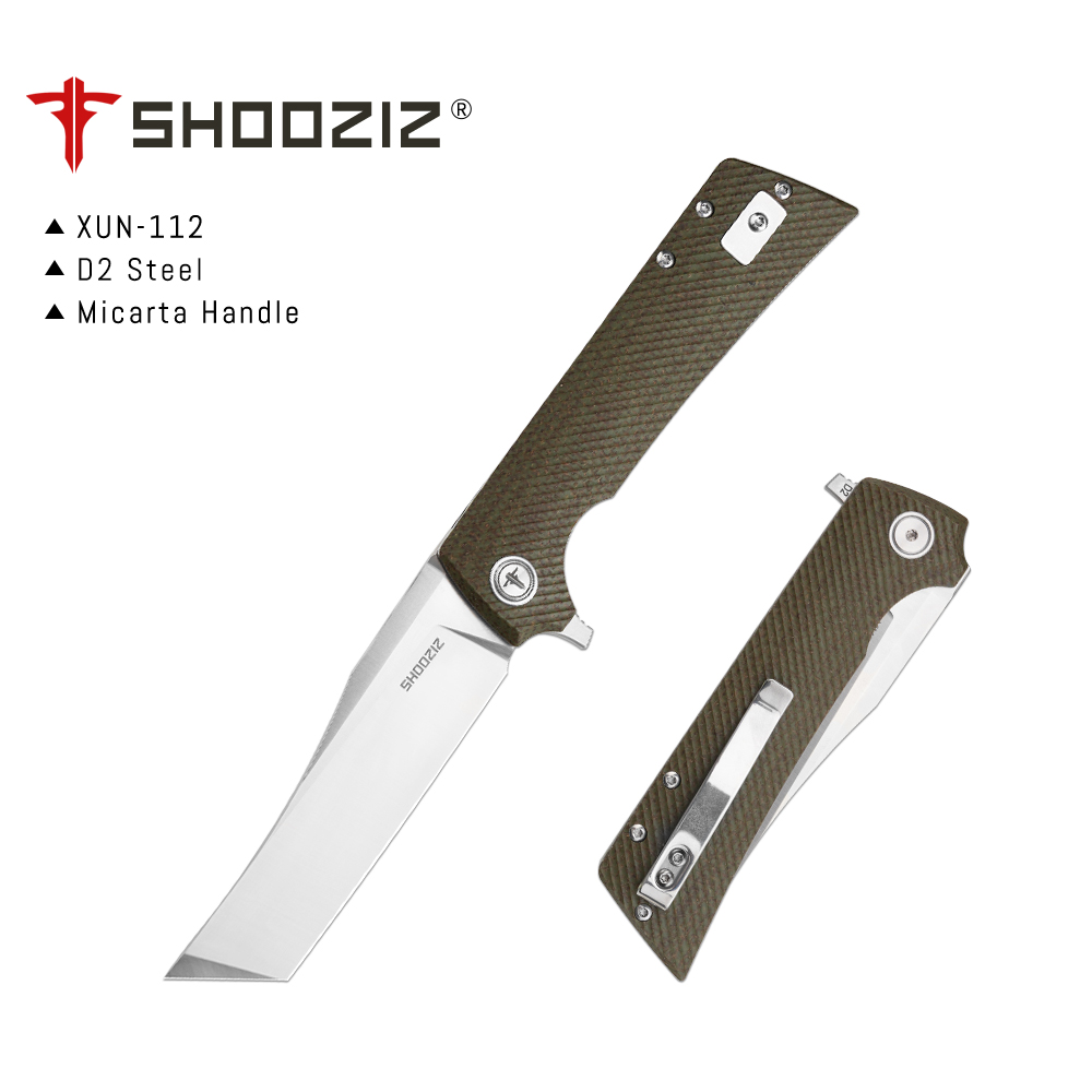 Everyday Carry (Edc) Knife - Shooziz XUN112 EDC Folding Knife with