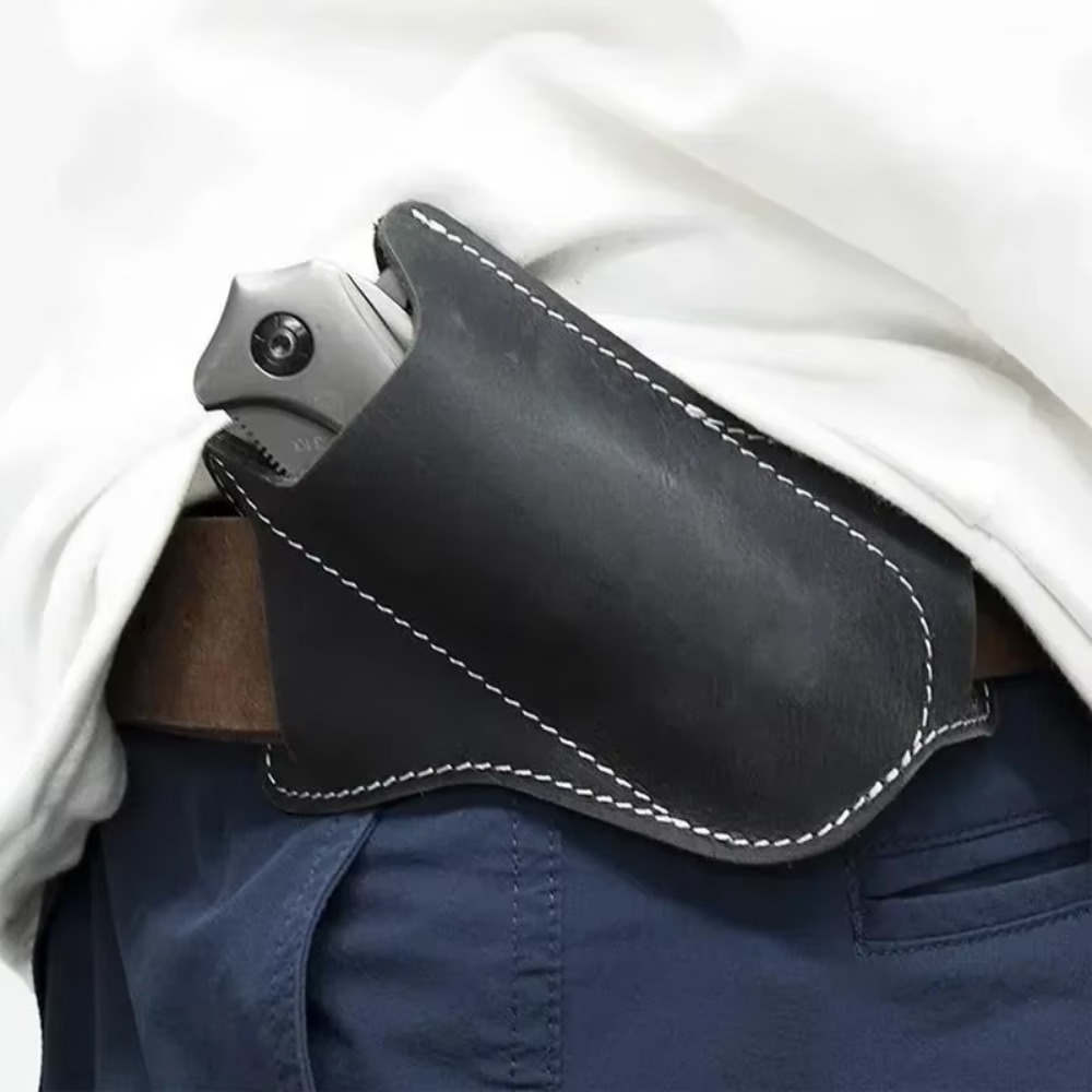 Edc Carry Belt Leather - Premium Rugged Leather Knife Sheath EDC