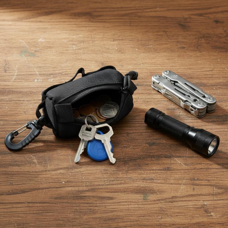 Outdoor EDC Pouch, Zipper Key  - đánh giá và giá Edc Carry Pocket