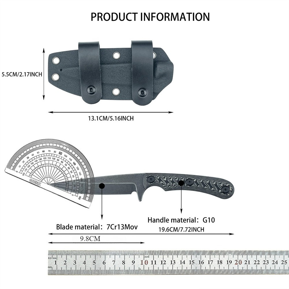 Full Tang Fixed Blade Knives 7 - đánh giá và giá Everyday Carry (Edc) Knife