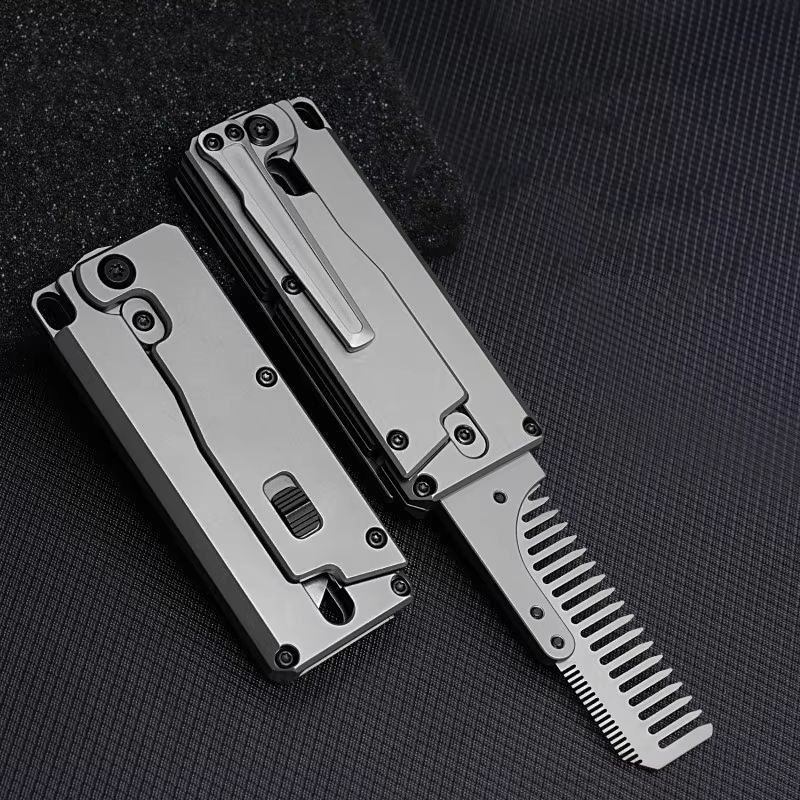 Titanium Alloy Folding Comb Re - đánh giá và giá Comb Pocket Titanium