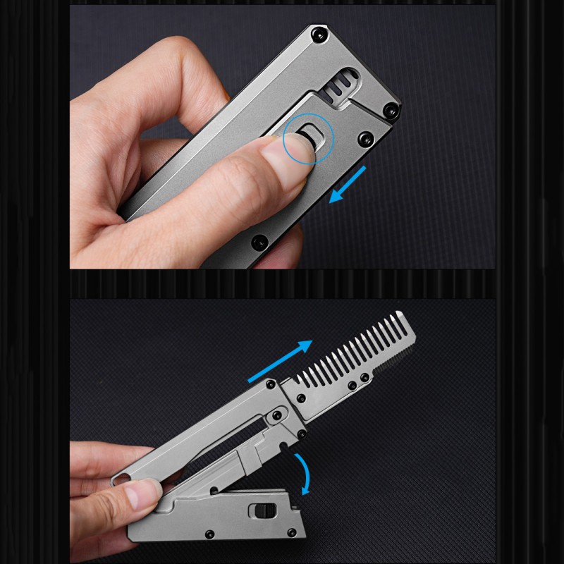 Titanium Alloy Folding Comb Re - đánh giá và giá Comb Pocket Titanium