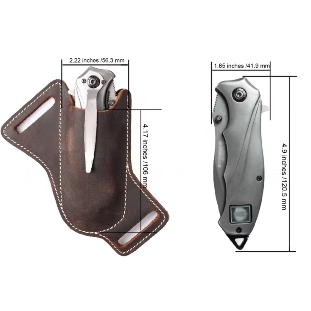 Premium Rugged Leather Knife S - đánh giá và giá Edc Carry Belt Leather