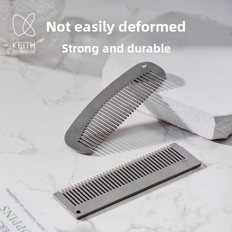 KEITH Lược Tóc Titanium cho Tó - đánh giá và giá Comb Pocket Titanium