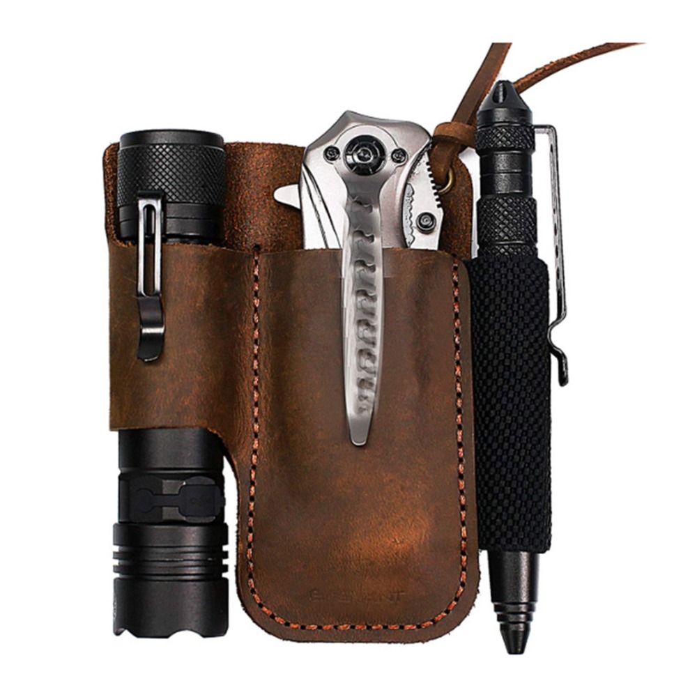 Durable Cowhide Leather Multit - đánh giá và giá Edc Carry Belt Leather
