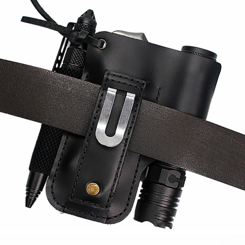 EDC Leather Flashlight Tool Ho - đánh giá và giá Edc Carry Pocket