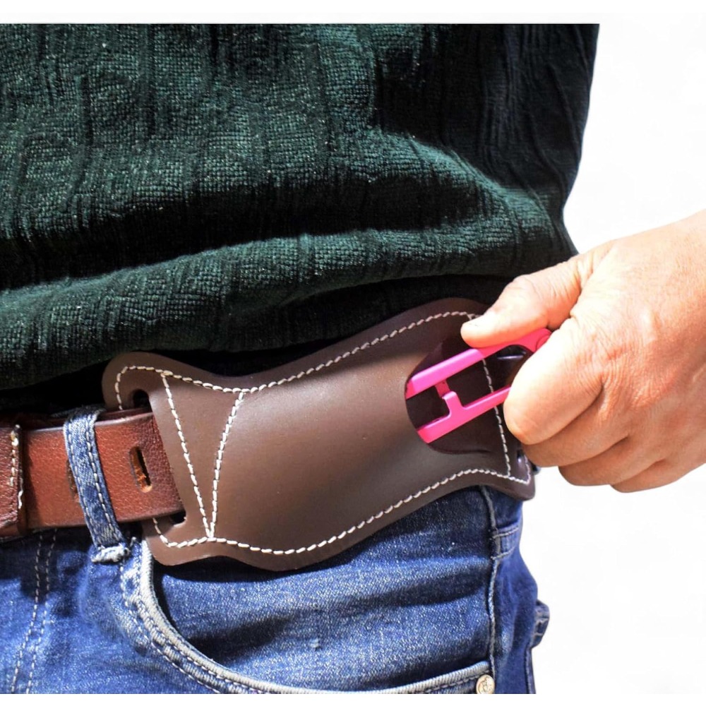 5 Inch Folding Knife Holster E - đánh giá và giá Edc Carry Belt Leather