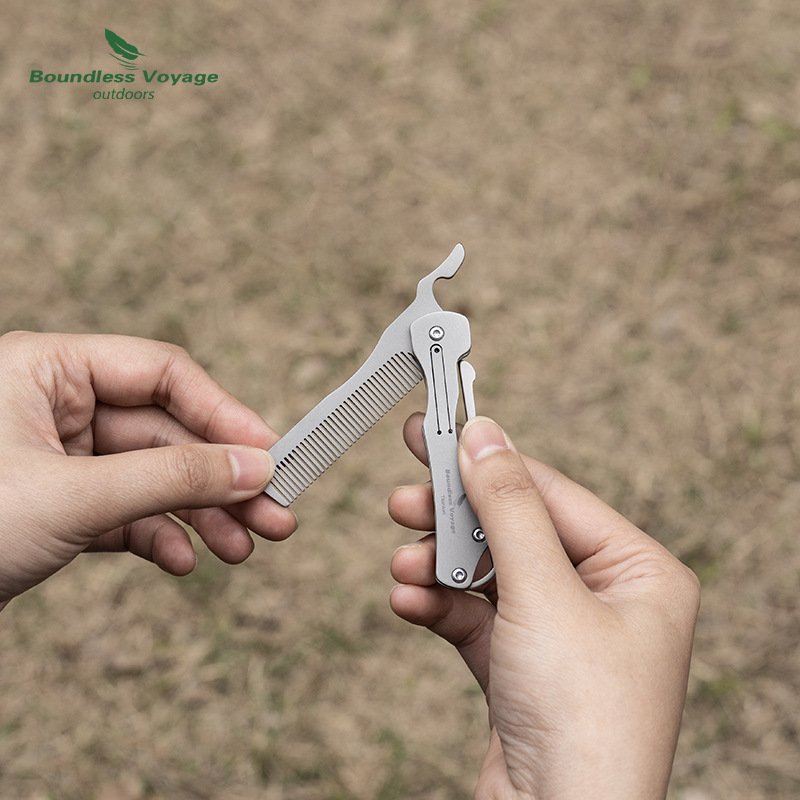 Pure Titanium Folding Comb, Ul - đánh giá và giá Comb Pocket Titanium