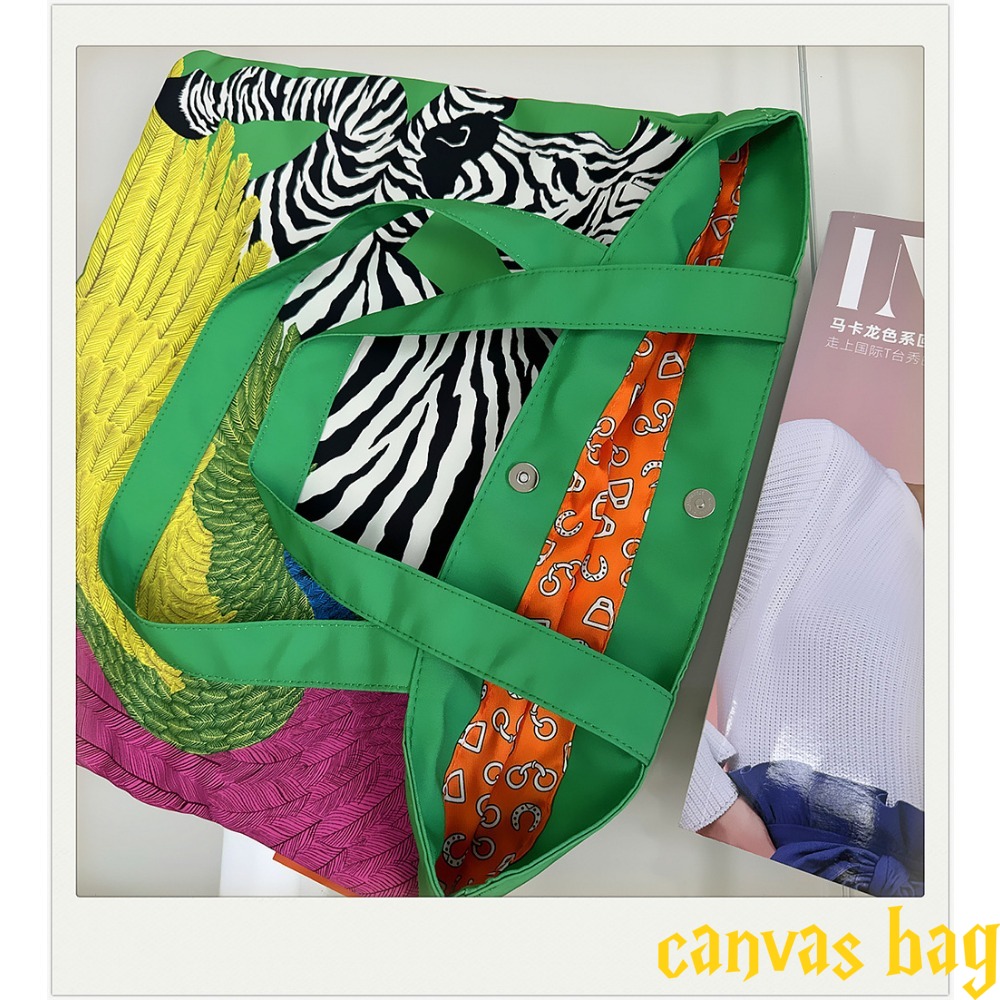 Fashion Multi-color Canvas Bag - đánh giá và giá Edc Carry Bag