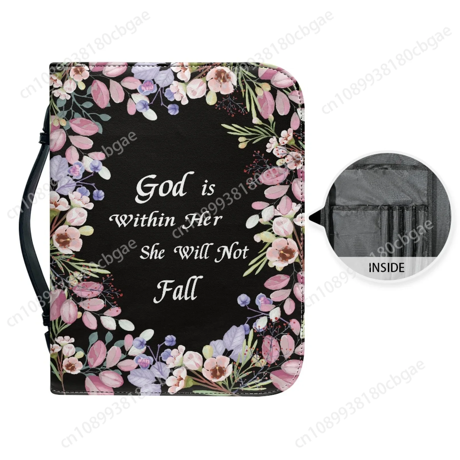 Flowers Verse Pattern Leather  - đánh giá và giá Edc Carry Bag