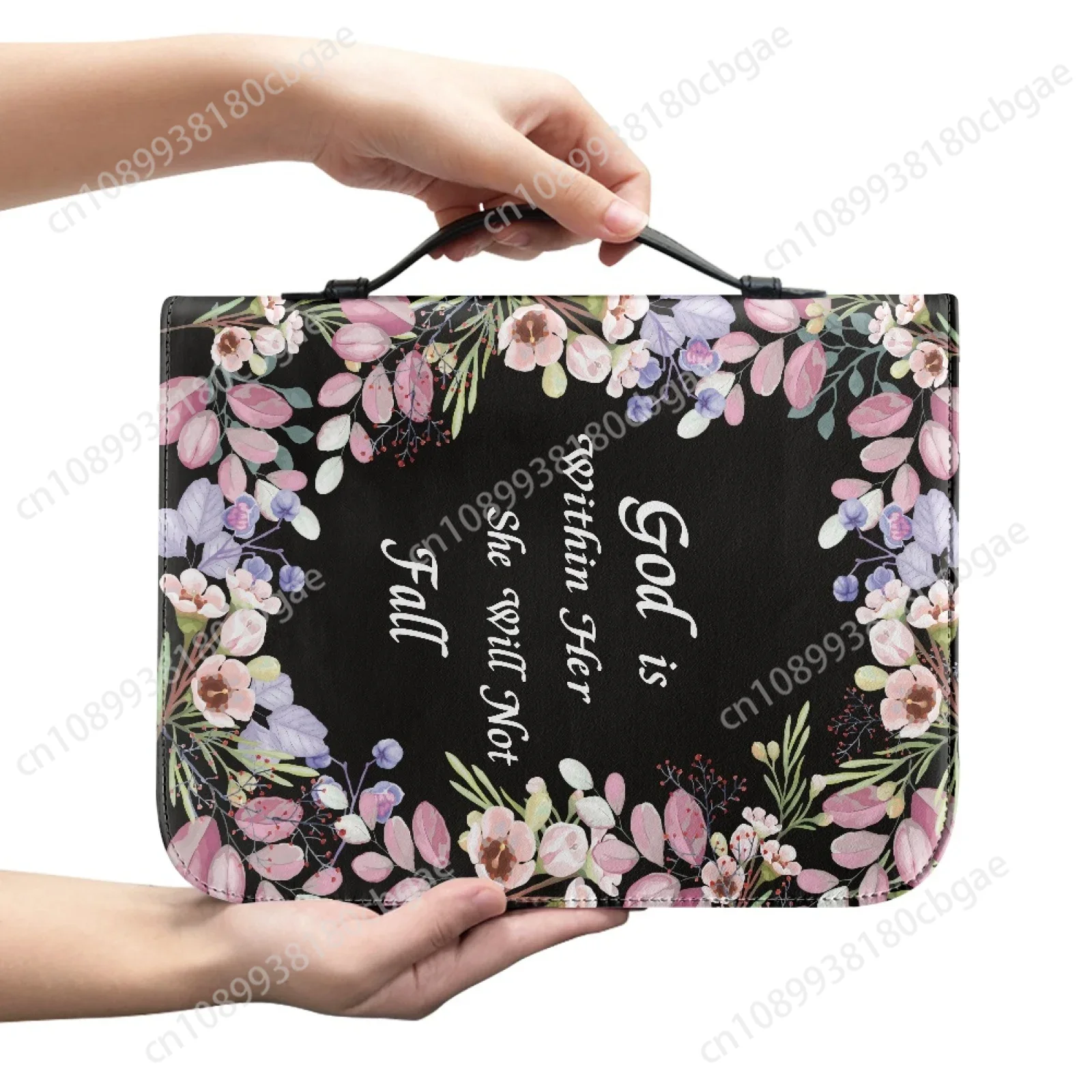 Flowers Verse Pattern Leather  - đánh giá và giá Edc Carry Bag
