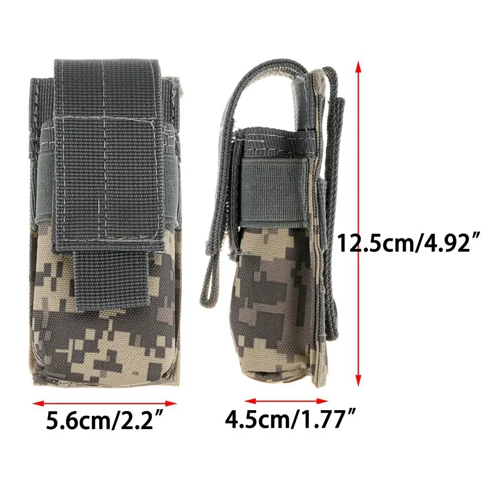 Tactical Molle Flashlight Pouc - đánh giá và giá Edc Carry Knife
