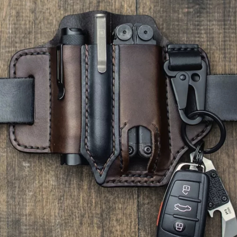 Genuine Leather Edc Tactical M - đánh giá và giá Edc Carry Belt Leather