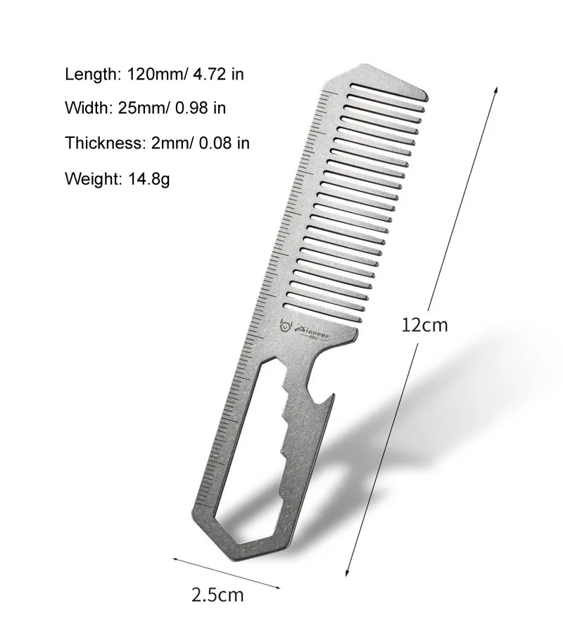 FEGVE Titanium Anti Static Com - đánh giá và giá Comb Pocket Titanium