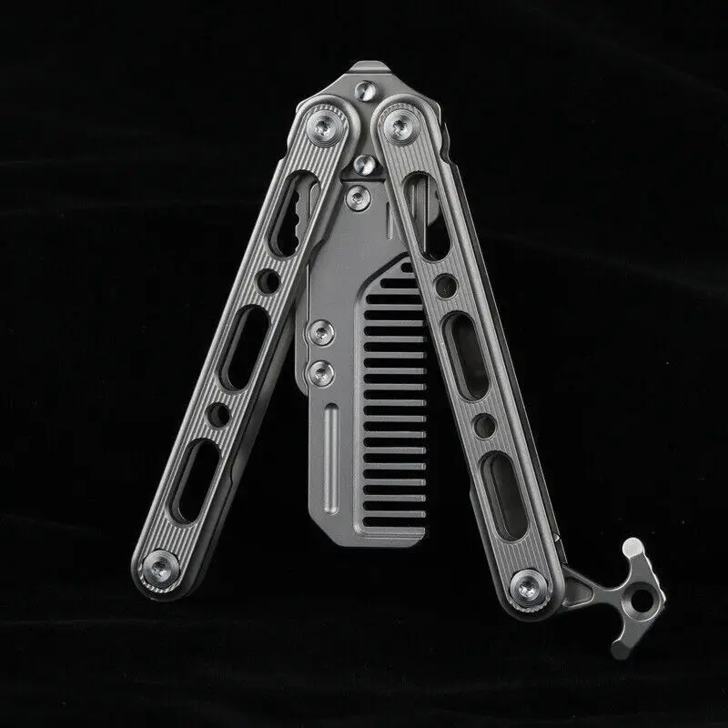 FEGVE EDC Titanium Alloy Comb  - đánh giá và giá Comb Pocket Titanium