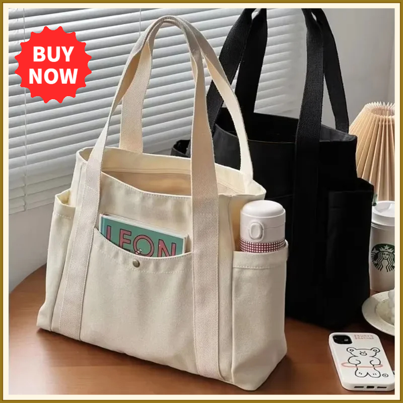 Large Capacity Canvas Tote Bag - đánh giá và giá Edc Carry Bag