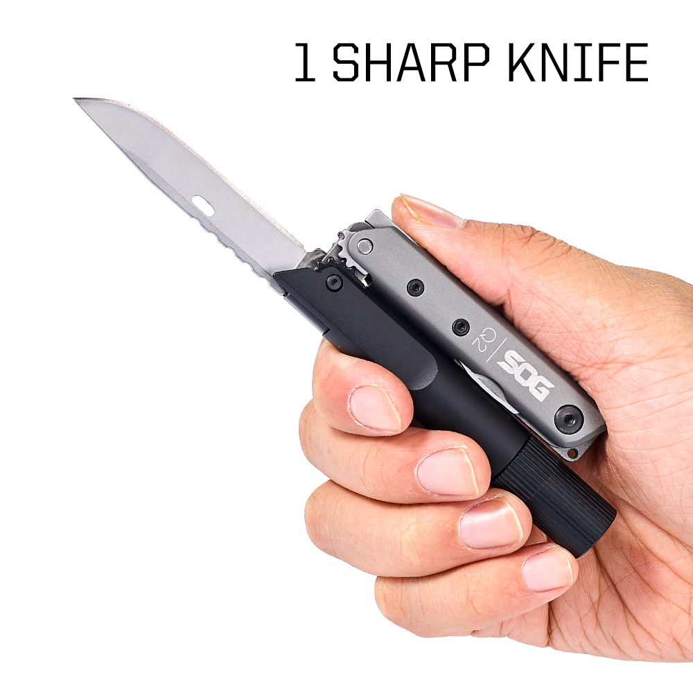SOG BATON Q2 4 in 1 Multi-Tool - đánh giá và giá Edc Carry Knife