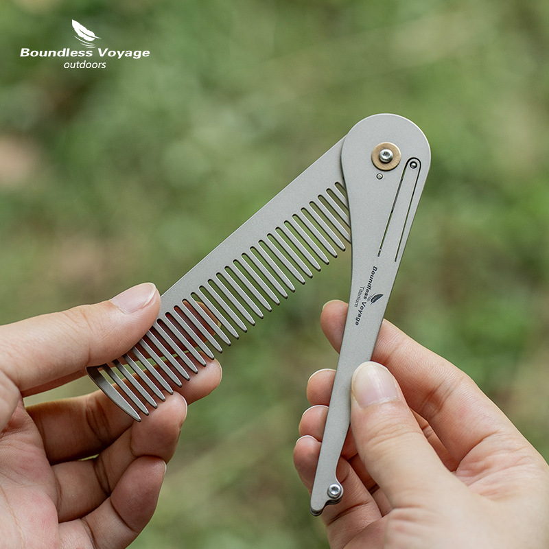 Pure Titanium Foldable Hair Co - đánh giá và giá Comb Pocket Titanium
