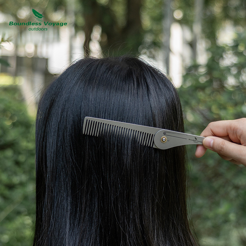 Pure Titanium Anti-Static Fold - đánh giá và giá Comb Pocket Titanium